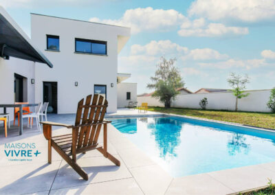 Maison contemporaine à Reyrieux