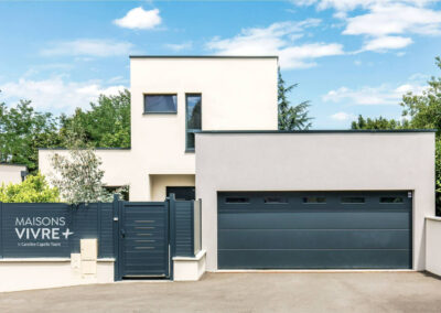 Construction d'une maison contemporaine haut de gamme aux portes de Lyon