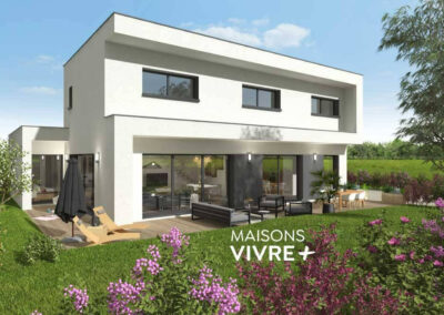 Projet moderne à Saint Didier au Mont d'Or (69450) : Maison contemporaine de 180 m² avec terrasse et garage
