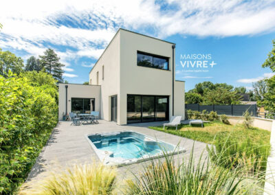 Construction d'une maison contemporaine haut de gamme aux portes de Lyon