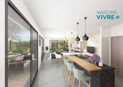 Projet moderne à Saint Didier au Mont d'Or (69450) : Maison contemporaine de 180 m² avec terrasse et garage