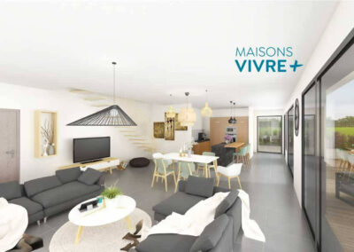 Projet moderne à Saint Didier au Mont d'Or (69450) : Maison contemporaine de 180 m² avec terrasse et garage