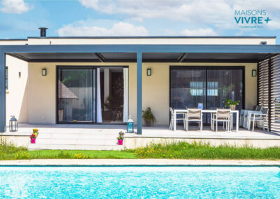 Maison contemporaine dans le Rhône, proche de Lyon