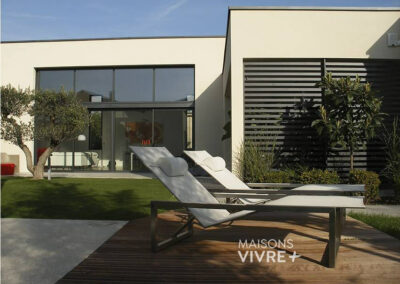 Maison de plain-pied en toit-terrasse à Ecully dans l'Ouest lyonnnais