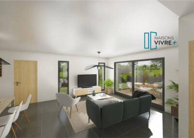 SAINT-ANDRE-DE-CORCY – TERRAIN 489 M² + MAISON 131 M² : PROCHE DE LYON