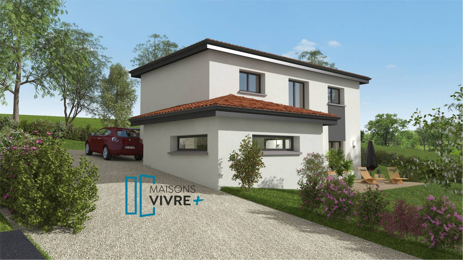 TERRAIN + MAISON À ANSE