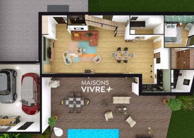 TERRAIN ET PROJET DE MAISON À REYRIEUX