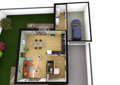 TERRAIN + MAISON À SAINT-TRIVIER-SUR-MOIGNANS