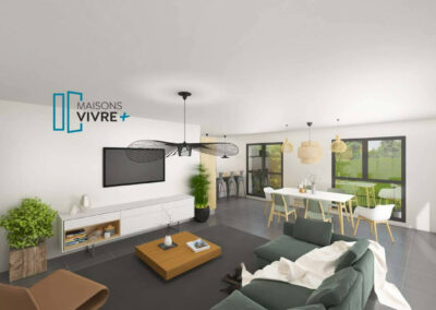 TERRAIN ET PROJET DE MAISON À GENAY