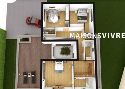 TERRAIN ET MAISON À REYRIEUX