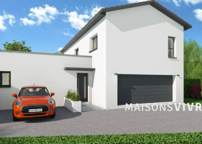 TERRAIN ET PROJET DE MAISON À CRÉPIEUX-LA-PAPE