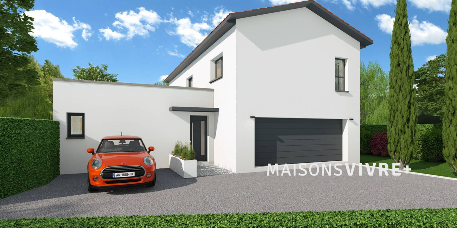 TERRAIN ET PROJET DE MAISON À CRÉPIEUX-LA-PAPE