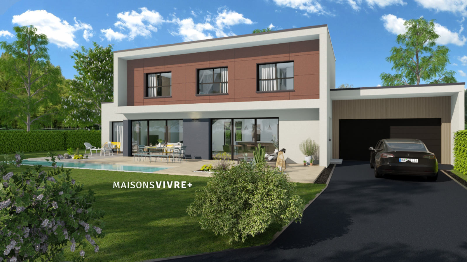 TERRAIN + MAISON À TASSIN-LA-DEMI-LUNE