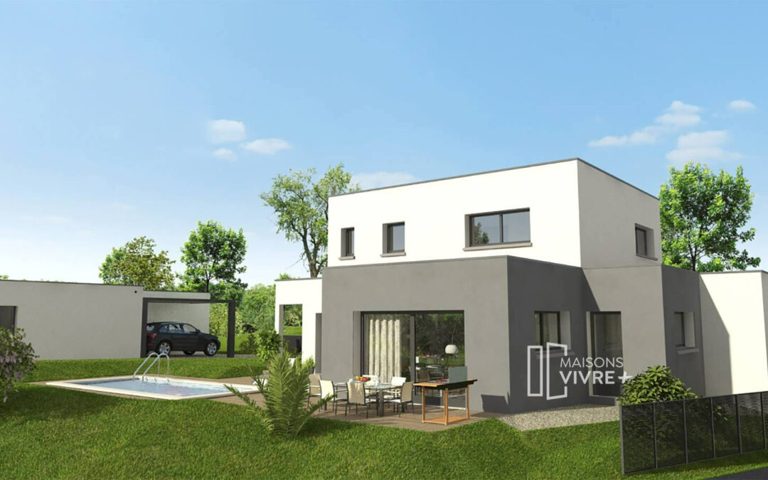 Maison contemporaine dans l'ouest Lyonnais