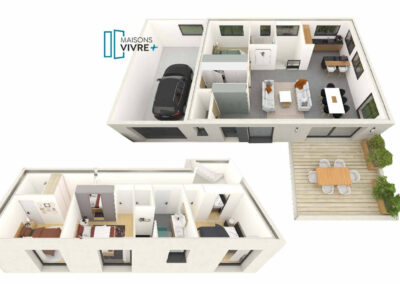 TERRAIN ET PROJET DE MAISON À GENAY